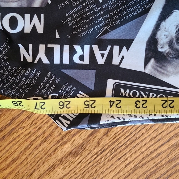 Marilyn Monroe Newspaper Pants / Leggings - Picture 6 of 6